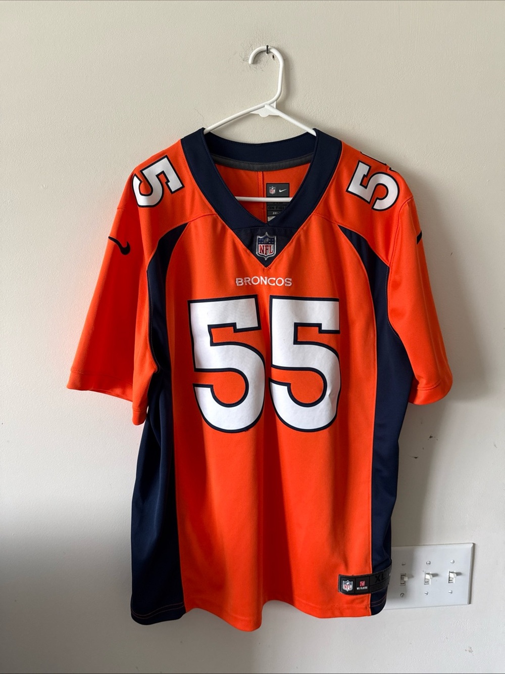 Men’s Nike Bradley Chubb #55 Denver Broncos Vapor Lmtd NFL Jersey Sz XL - RARE